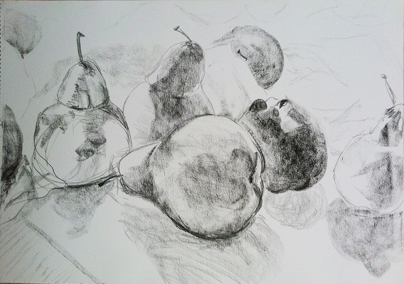 800x562 Still Life Group Using Line Huntemmalogblog - Still Life Line Drawing