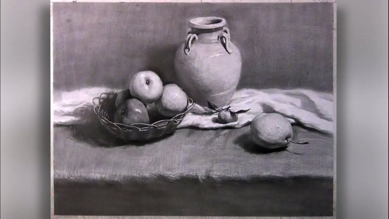 1280x720 How To Draw Still Life With Pencil - Still Life Pencil Drawing