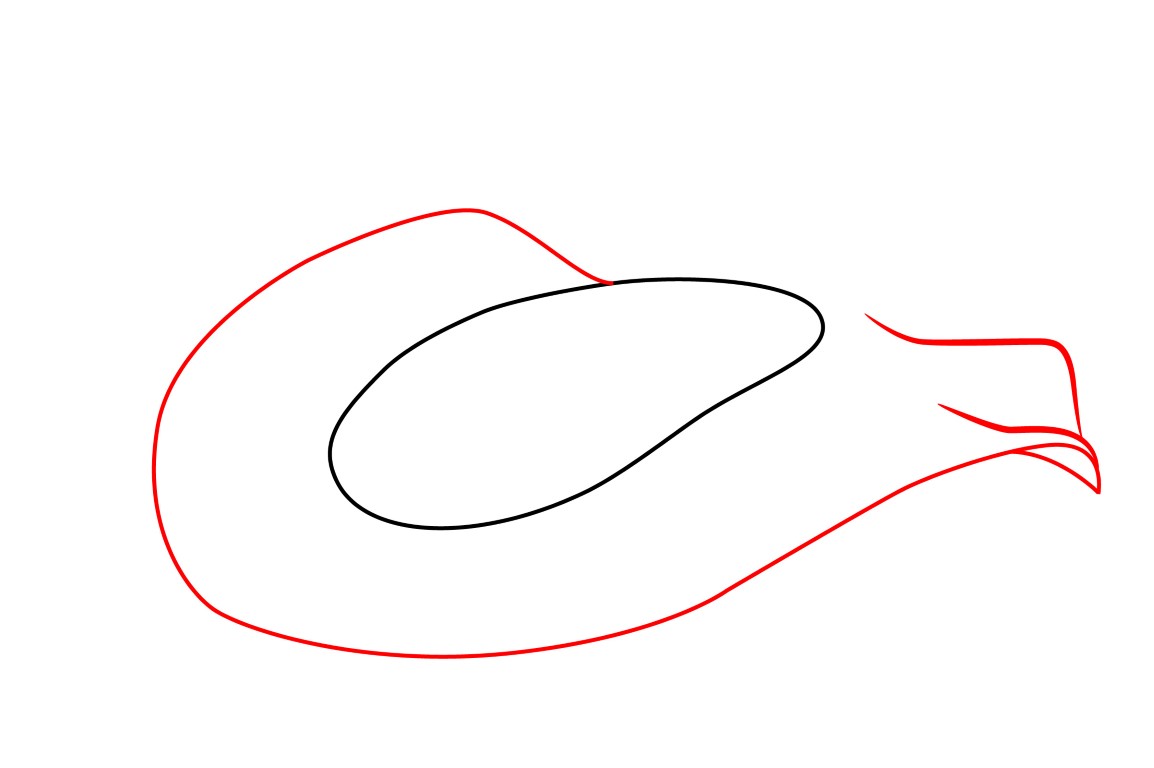 1154x768 How To Draw A Stingray - Stingray Drawing