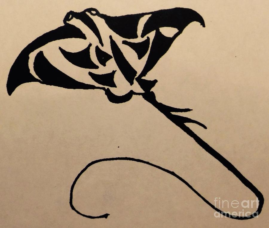 900x762 Stingray Drawing - Stingray Drawing