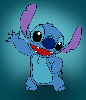 340x397 how to draw stitch from lilo and stitch - Stitch Drawing