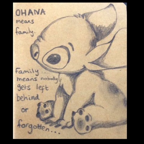 480x480 lilo and stitch pencil drawing - Stitch Drawing Ohana
