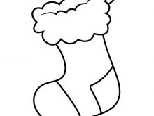 220x165 Christmas Stockings To Color - Stocking Drawing