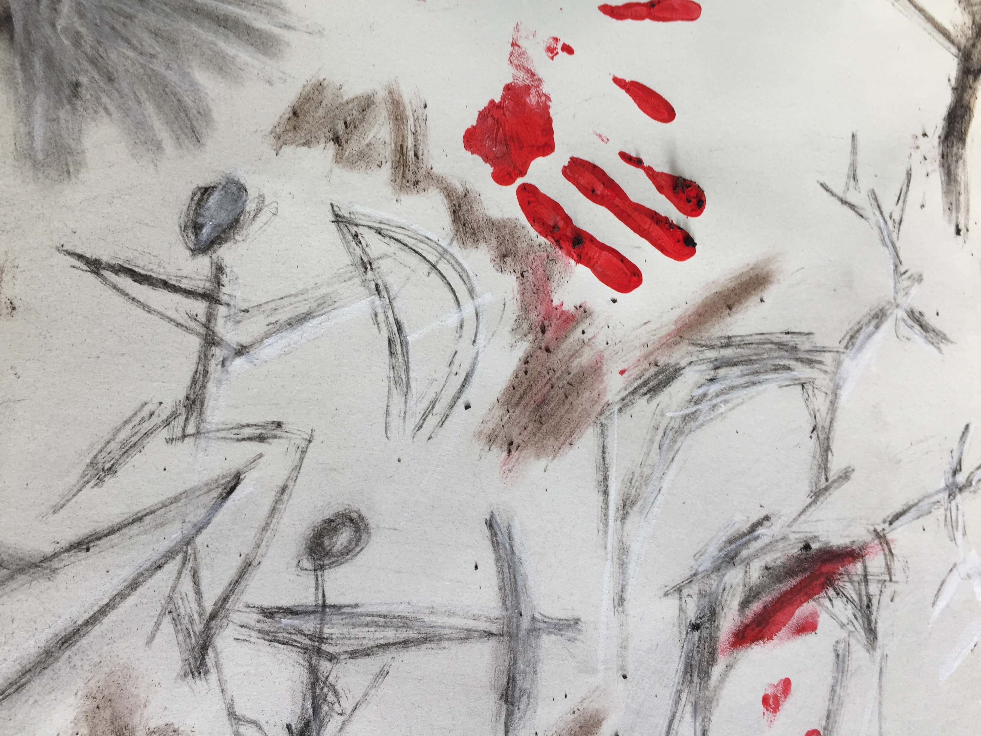 3264x2448 Splatt Theatre Stoneage Cave Drawings Splatter Make - Stone Age Drawings