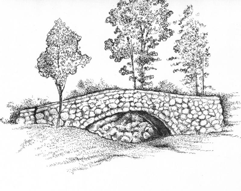 Stone Bridge Drawing At Paintingvalley Com Explore Collection Of Stone Bridge Drawing
