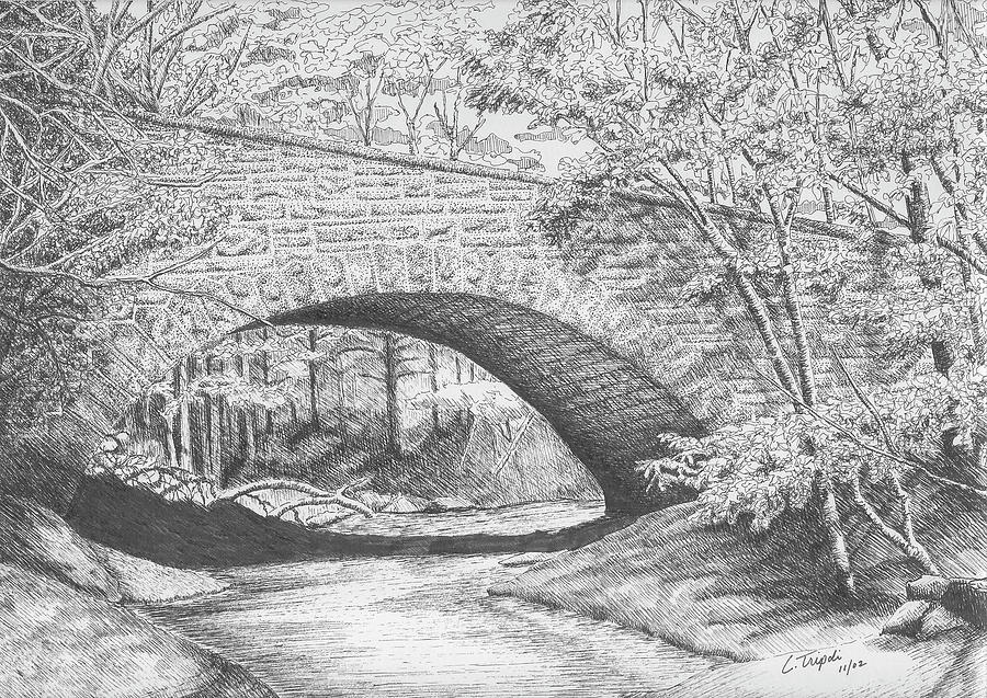 Stone Bridge Drawing At Paintingvalley Com Explore Collection Of Stone Bridge Drawing