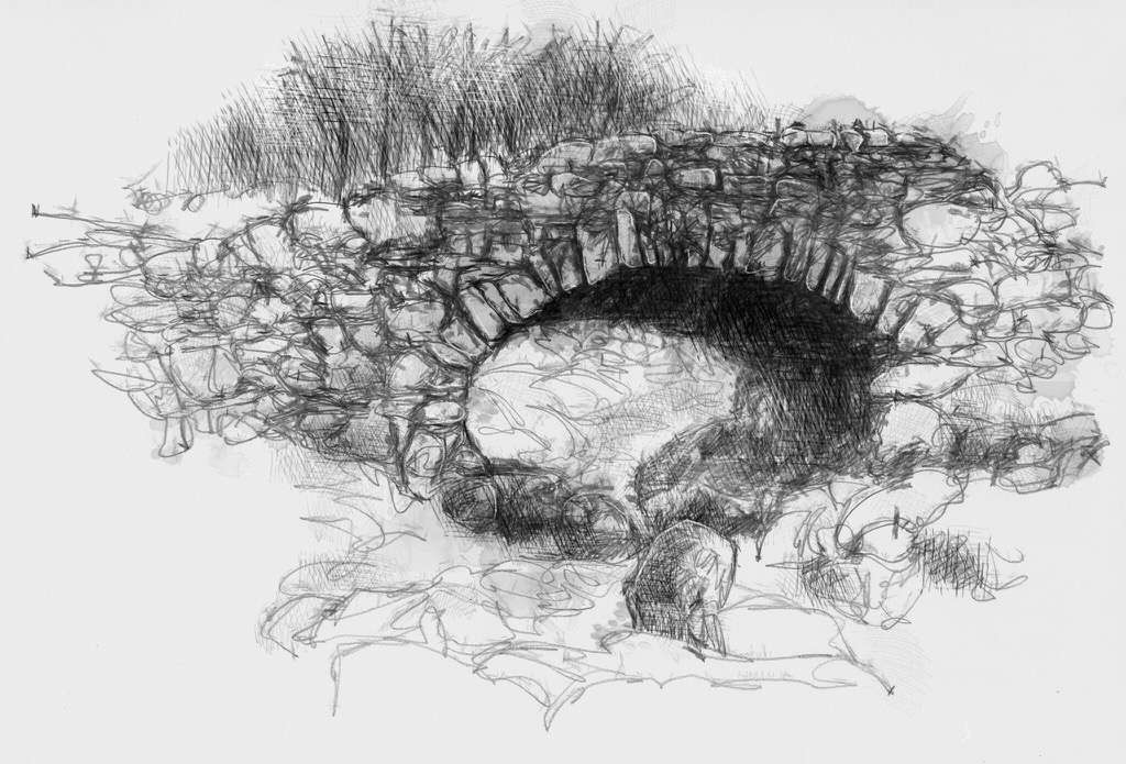 1024x695 stone bridge seanbriggs - Stone Bridge Drawing
