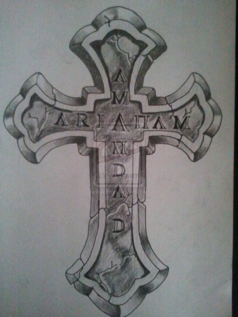 774x1032 Stone Cross - Stone Cross Drawing