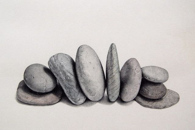 640x428 ebenezer tattoo new beach stone drawing - Stone Drawing