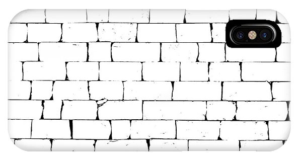 592x316 Drawing Of A Stone Wall Iphone X Case For Sale - Stone Wall Drawing