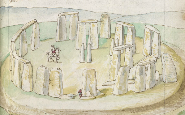 598x372 The Medieval History Of Stonehenge - Stonehenge Drawing