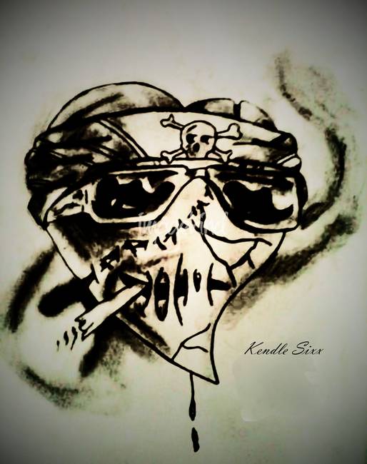 514x650 stoner heart - Stoner Drawings