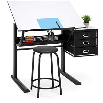 425x425 best choice products drawing drafting craft art table - Stool Drawing