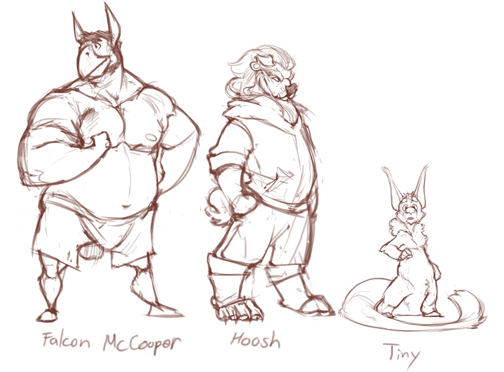 1000x739 i can't stop drawing stupid toony animal people! - Stop Drawing