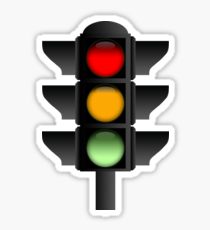 210x230 traffic light drawing stickers redbubble - Stop Light Drawing