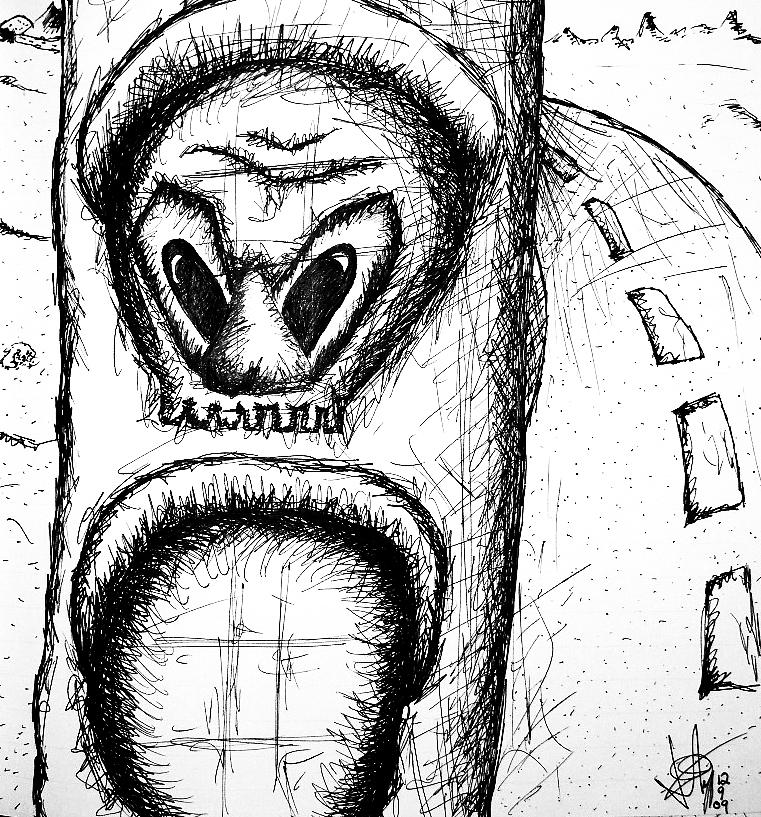 761x817 Evil Stoplight Drawing - Stop Light Drawing