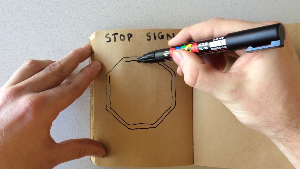 Stop Sign Drawing at Explore collection of Stop