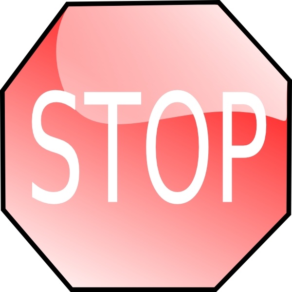 600x599 stop sign clip art free vector in open office drawing - Stop Sign Drawing