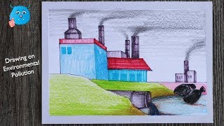 320x180 how to draw scenery of environment pollution step - Stop Water Pollution Drawing