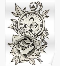 210x230 Stopwatch Drawing Posters Redbubble - Stopwatch Drawing