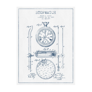 300x300 Stopwatch Patent Drawing - Stopwatch Drawing