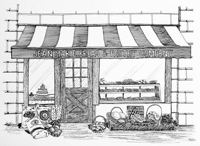 650x476 Food Desert Style In Drawings, House - Store Drawing