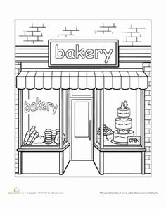 Clip Art Pencil Drawing Store Front - animal Pencil Drawing