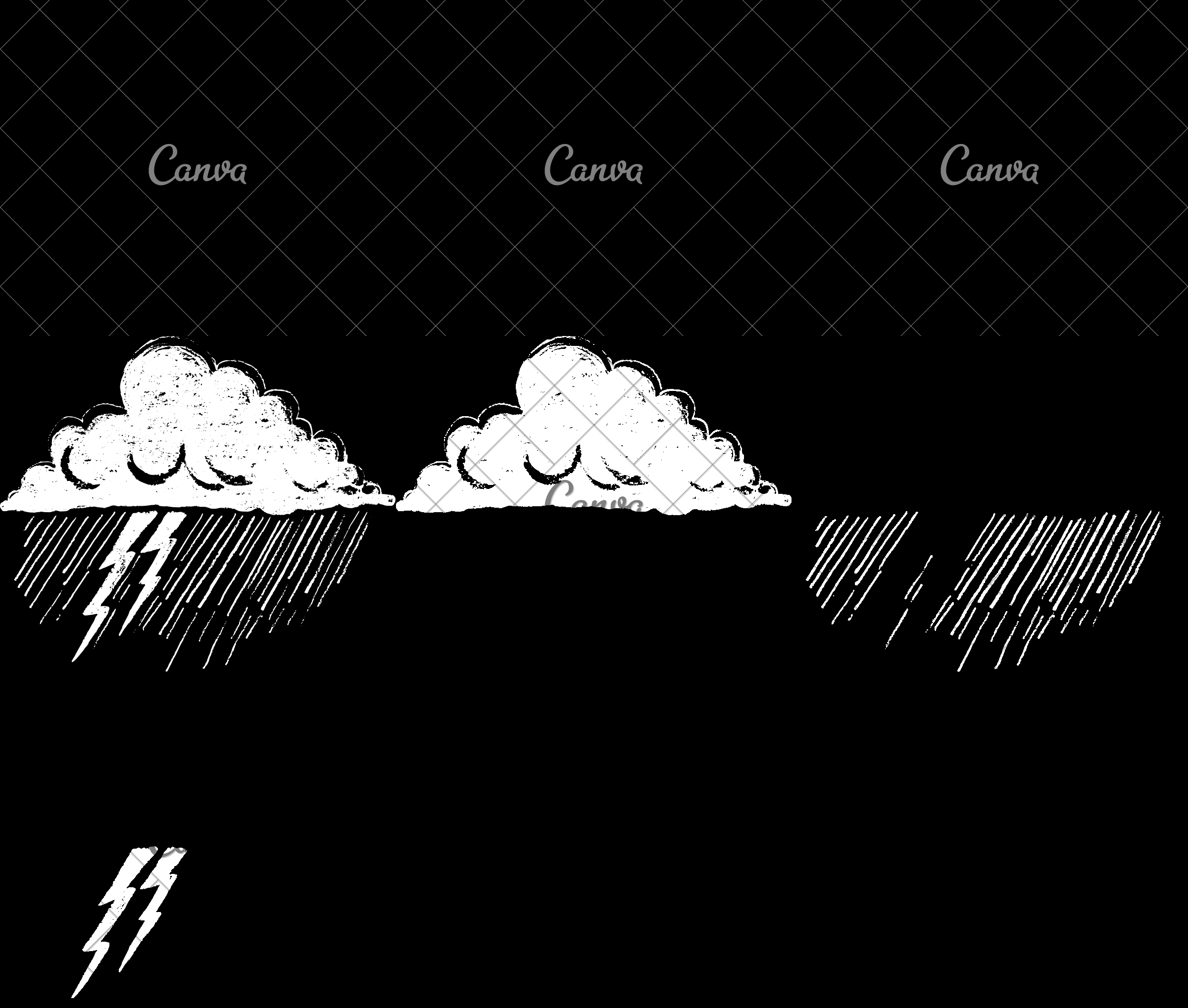 2400x2037 storm cloud chalk drawing - Storm Cloud Drawing