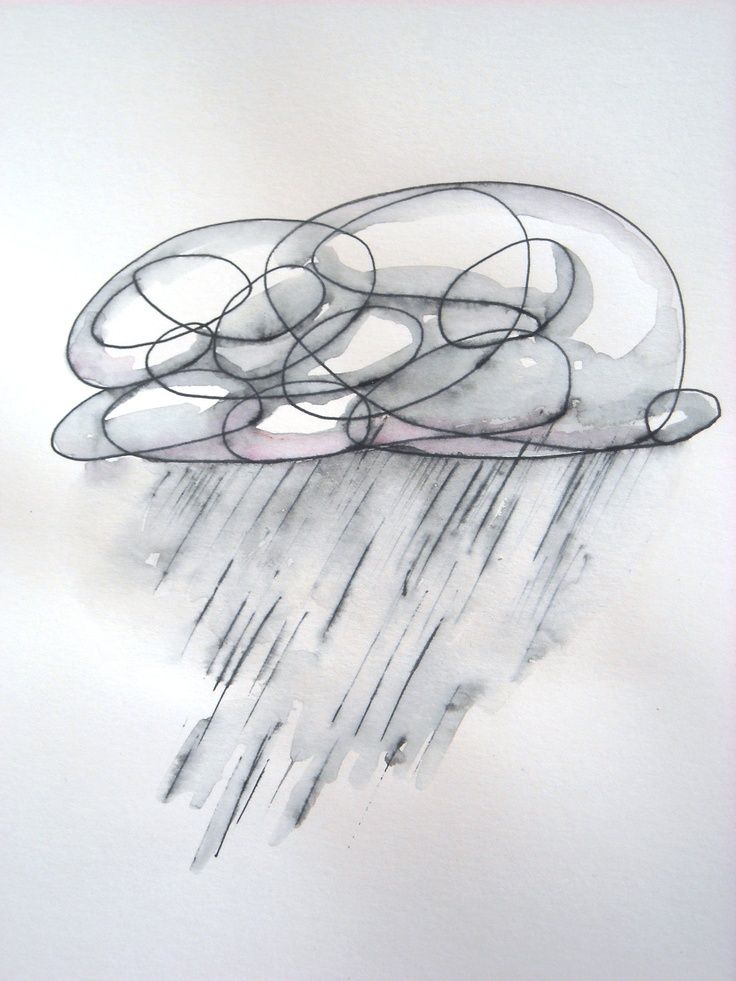 736x981 rain cloud sketch tattoo idea tats and piercings cloud drawing - Storm Cloud Drawing