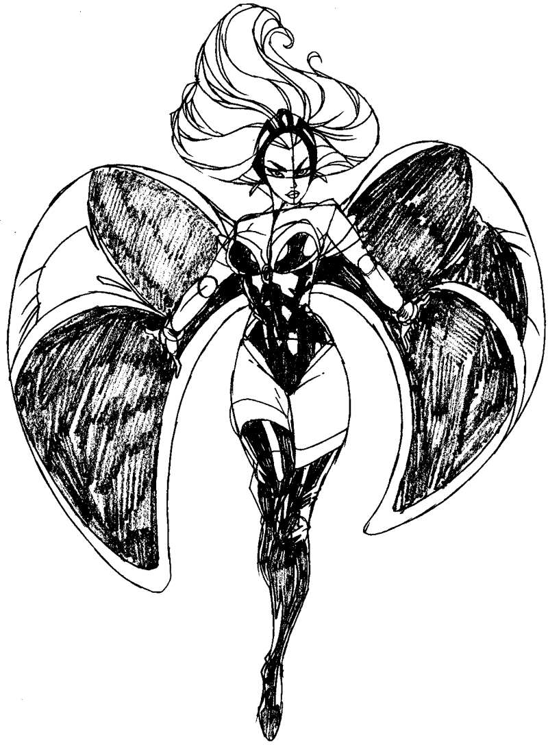 800x1087 how to draw storm from marvel's xmen comics in easy steps tutorial - Storm Drawing