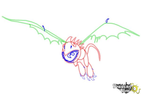 600x400 how to draw stormfly from how to train your dragon - Stormfly Drawing