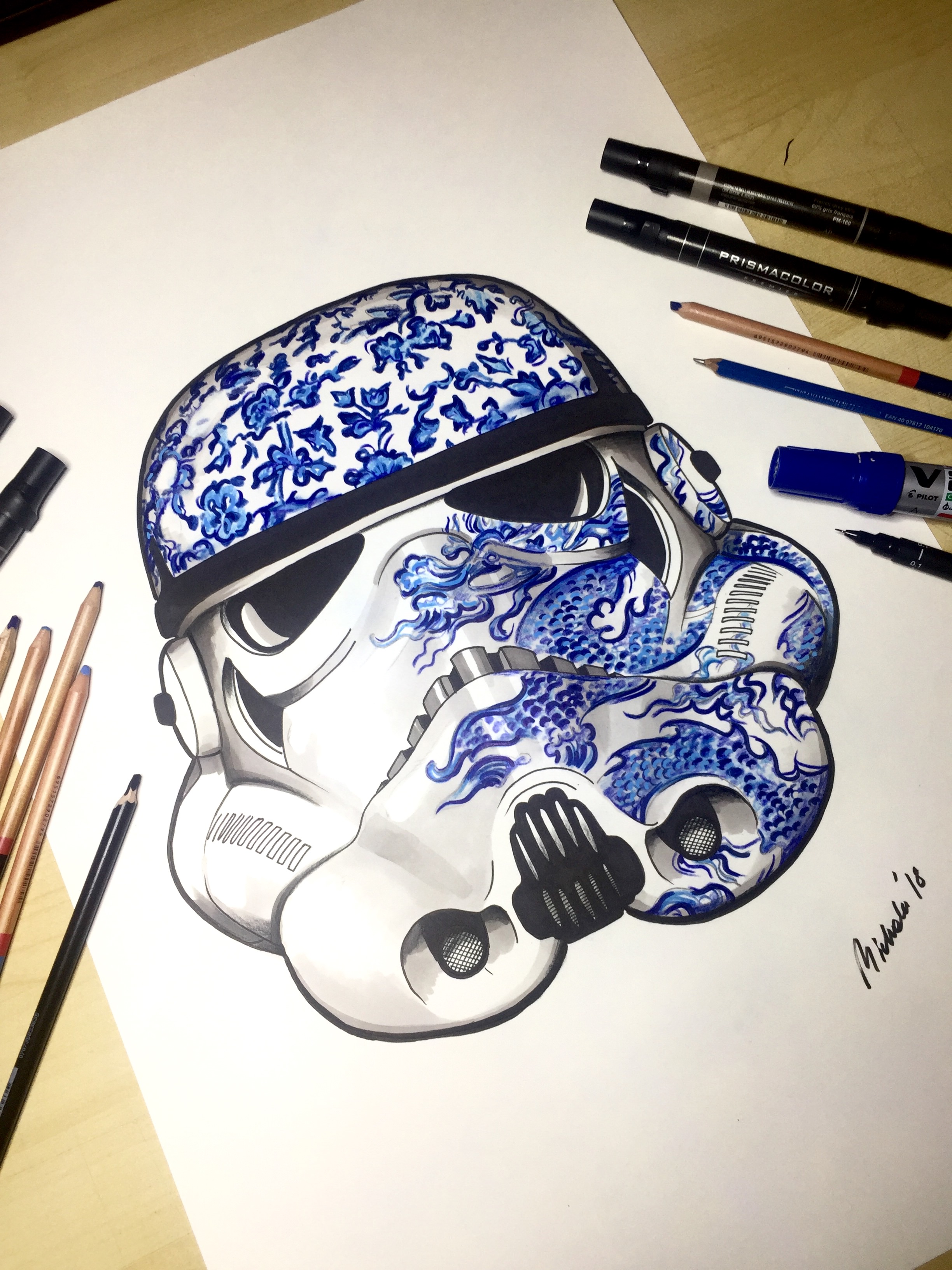 2448x3264 porcelain stormtrooper drawing - Stormtrooper Drawing