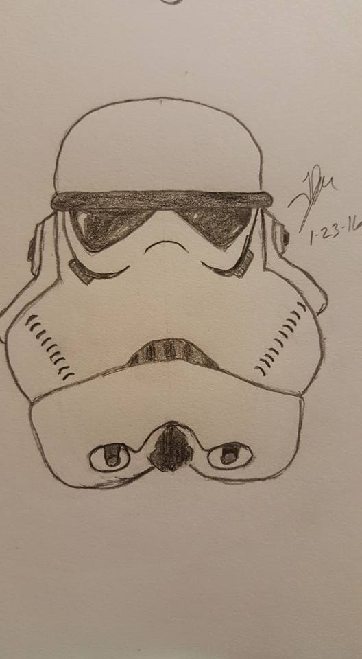 528x960 Stormtrooper Drawing - Stormtrooper Drawing