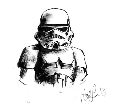 450x416 Star Wars Stormtrooper Drawing - Stormtrooper Drawing