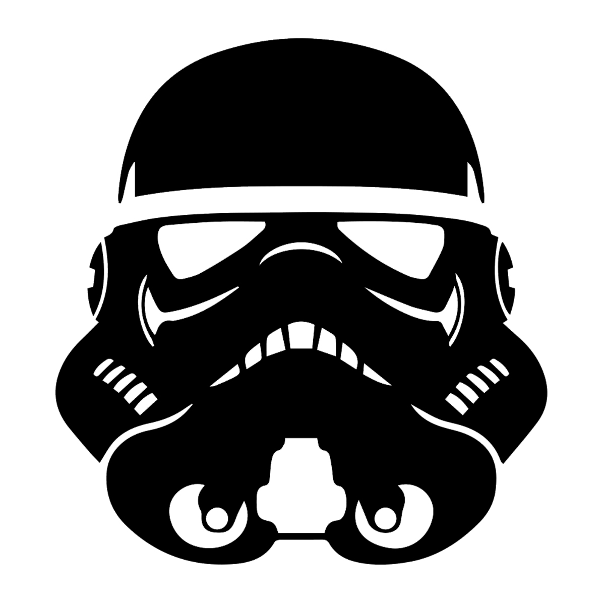 1200x1200 stormtrooper pilot helmet vinyl decal - Stormtrooper Drawing Helmet