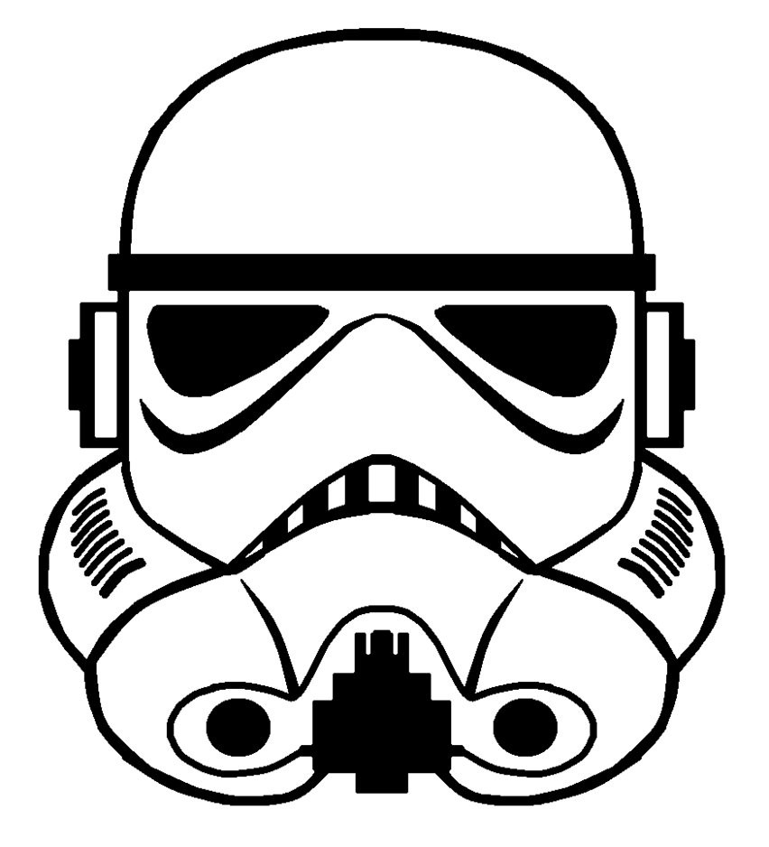 852x938 Stormtrooper Drawing Free Download - Stormtrooper Drawing Helmet