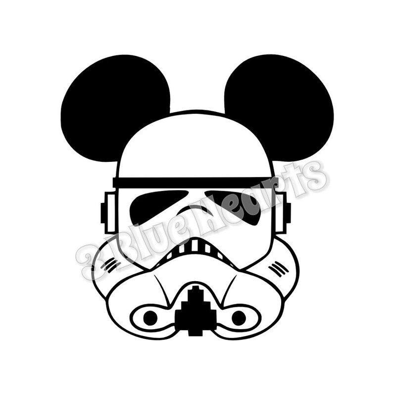 794x794 stormtrooper mickey head star wars mickey head dxf pdf etsy - Stormtrooper Head Drawing