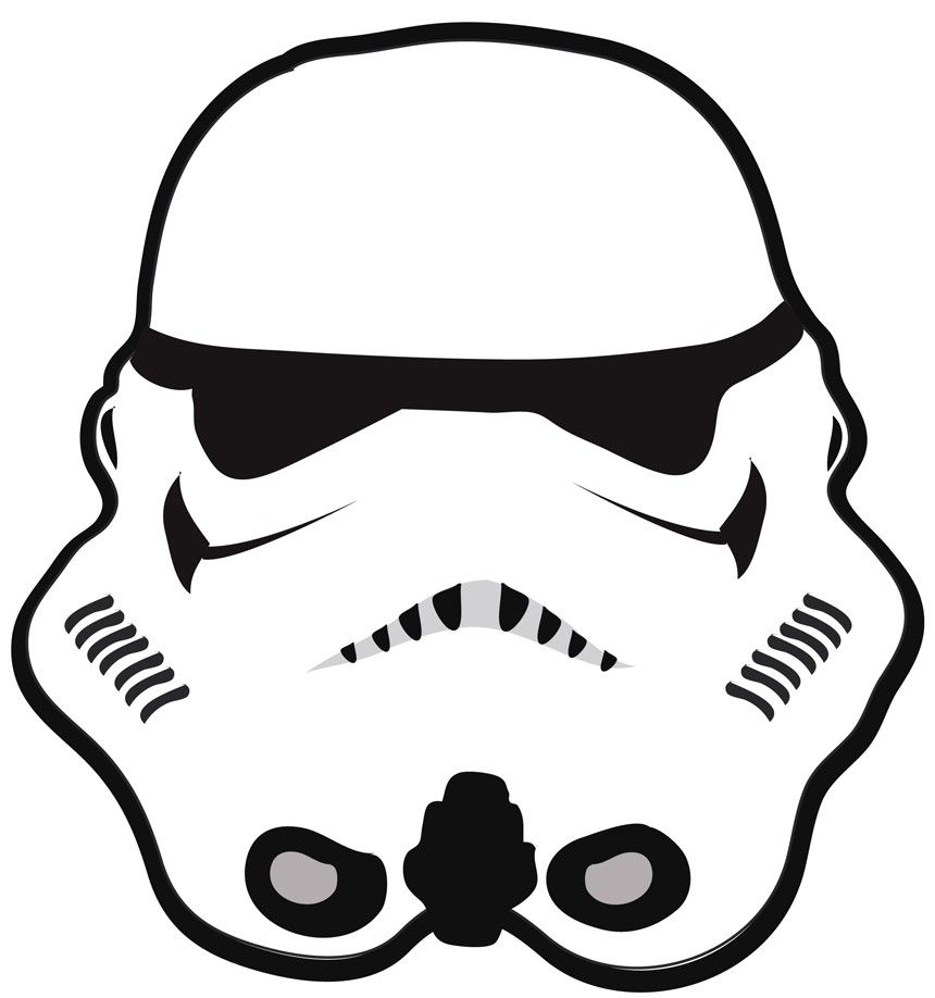 860x918 Buy Star Wars Rug - Stormtrooper Head Drawing