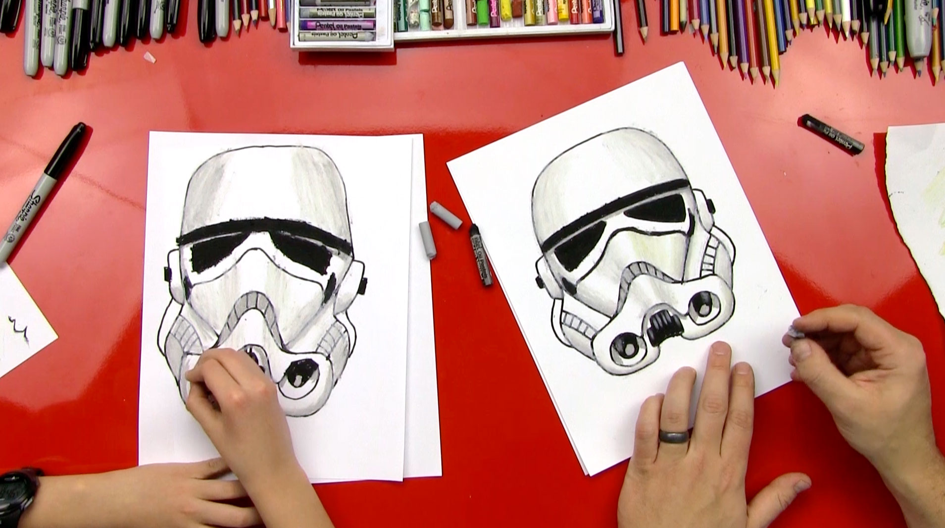 1909x1066 How To Draw A Stormtrooper Helmet - Stormtrooper Helmet Drawing