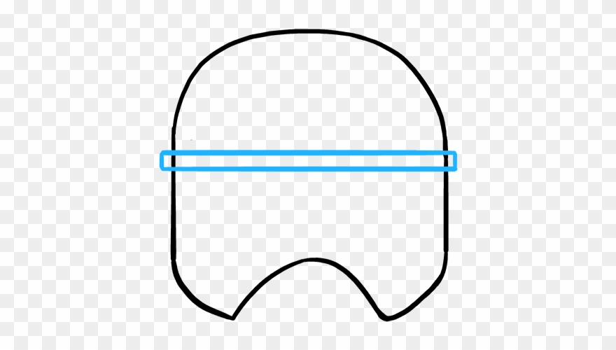 880x500 How To Draw Stormtrooper Helmet - Stormtrooper Helmet Drawing