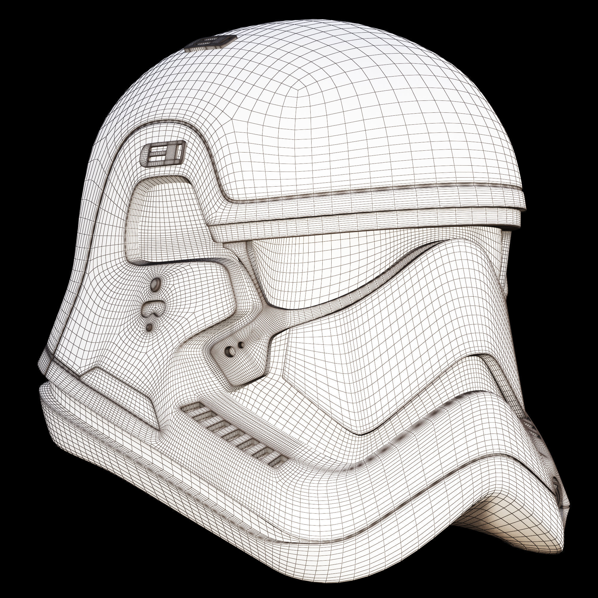 Stormtrooper Helmet Drawing at PaintingValley.com | Explore collection