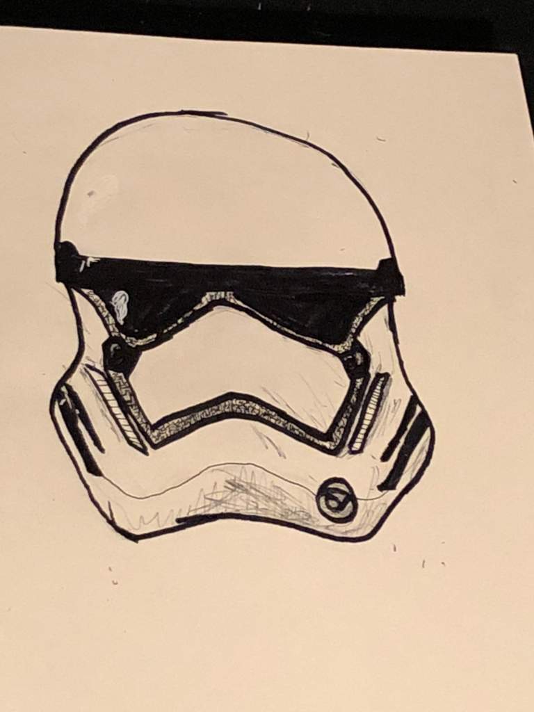 768x1024 Fo Stormtrooper Helmet Drawing Star Wars Amino - Stormtrooper Helmet Drawing