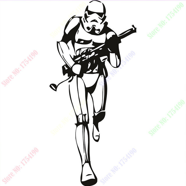 640x640 Line Drawing Mural Best Of Star Wars Stormtrooper Wall Art - Stormtrooper Line Drawing