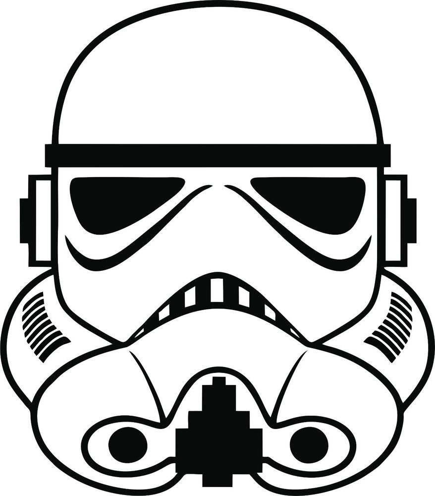 878x1000 Stormtrooper Drawing Free Download - Stormtrooper Line Drawing