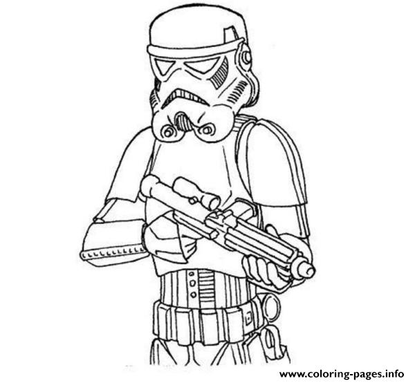 600x554 Stormtrooper Coloring Pages Easy Star Wars Printable Cropmobatl - Stormtrooper Mask Drawing