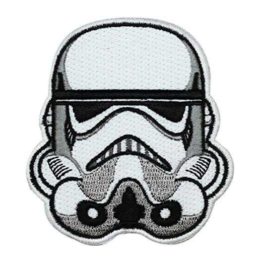 522x522 Disney Star Wars Stormtrooper Helmet Patch Officially - Stormtrooper Mask Drawing