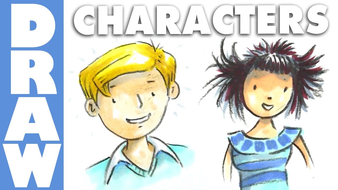 1280x720 How To Design Children's Book Characters - Story Book Drawing