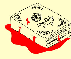 300x250 neverending story book is bleeding drawing - Story Book Drawing