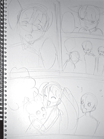 350x467 The Manga Drawing Process - Story Book Drawing