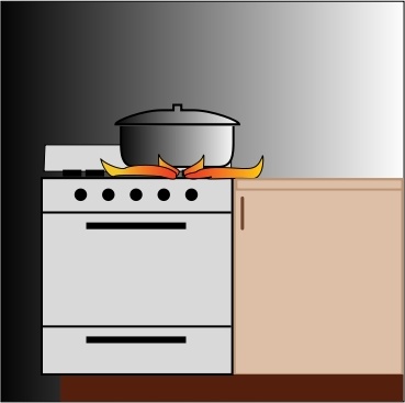 369x367 pot on stove free vector in open office drawing - Stove Drawing